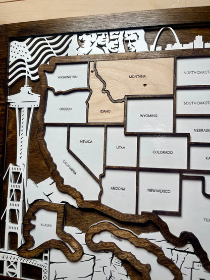Travel Map- USA