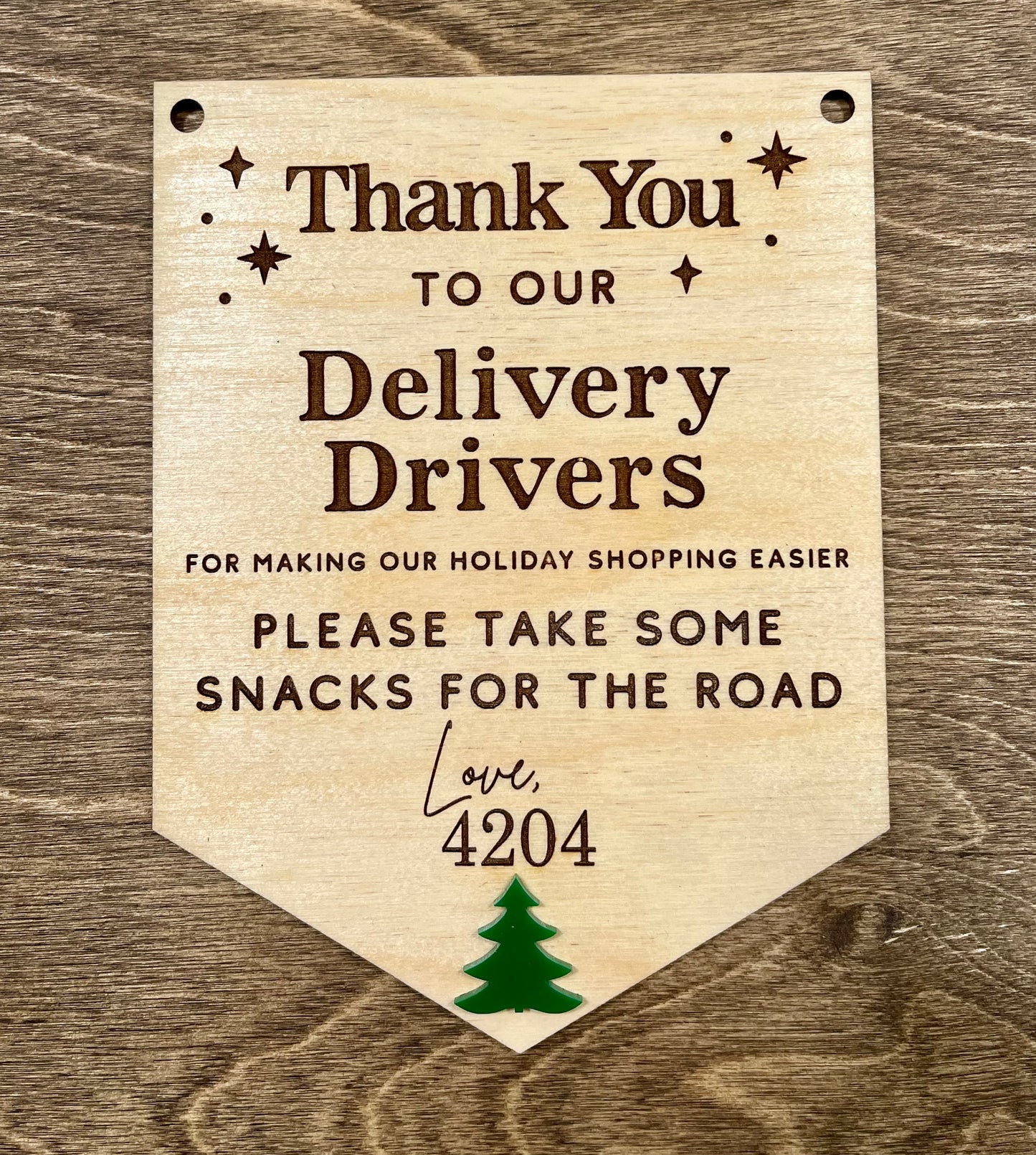 Thank You Delivery Drivers