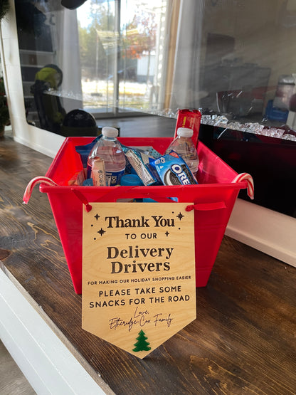 Thank You Delivery Drivers