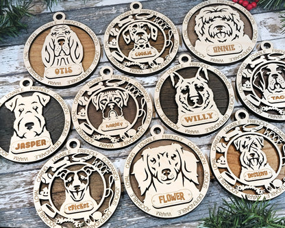Customized Dog Ornament