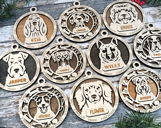 Customized Dog Ornament