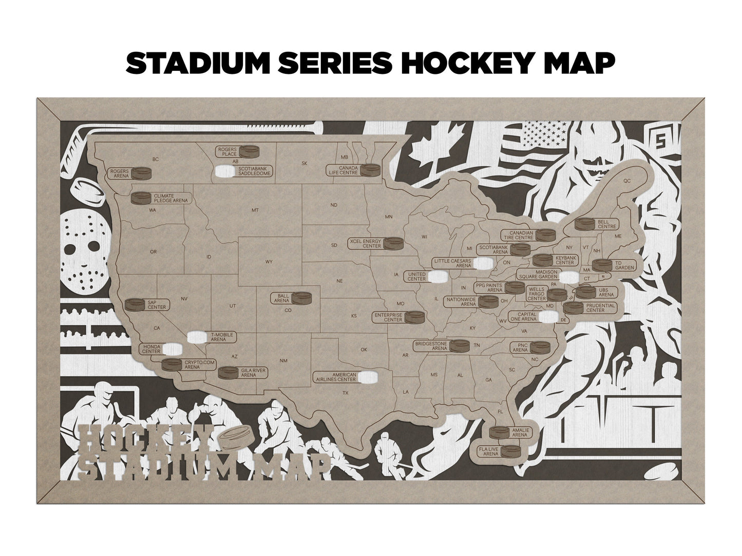 Hockey Travel Map